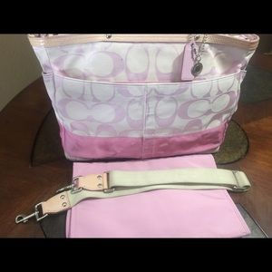 Coach diaper bag